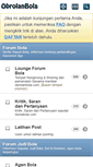 Mobile Screenshot of obrolanbola.com